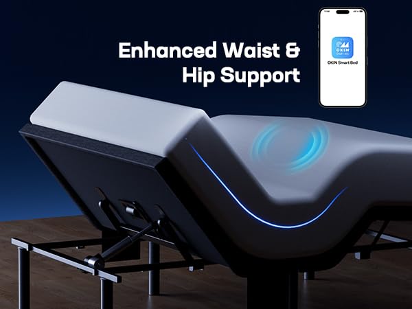 Marsail NS2 Pro Twin XL Adjustable Bed Base with Massage - Smart Dual Motor Bed Frame with Wireless Remote or App Control, 3-Min Assembly, Zero Gravity & Anti-Snore Modes, Under Bed Lighting