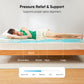 Marsail Mattress Topper Queen, 3-inch Gel Memory Foam, Bed Topper for Queen Size Bed, Soft for Sleeper Sofa, RV, Camper, CertiPUR-US Certified
