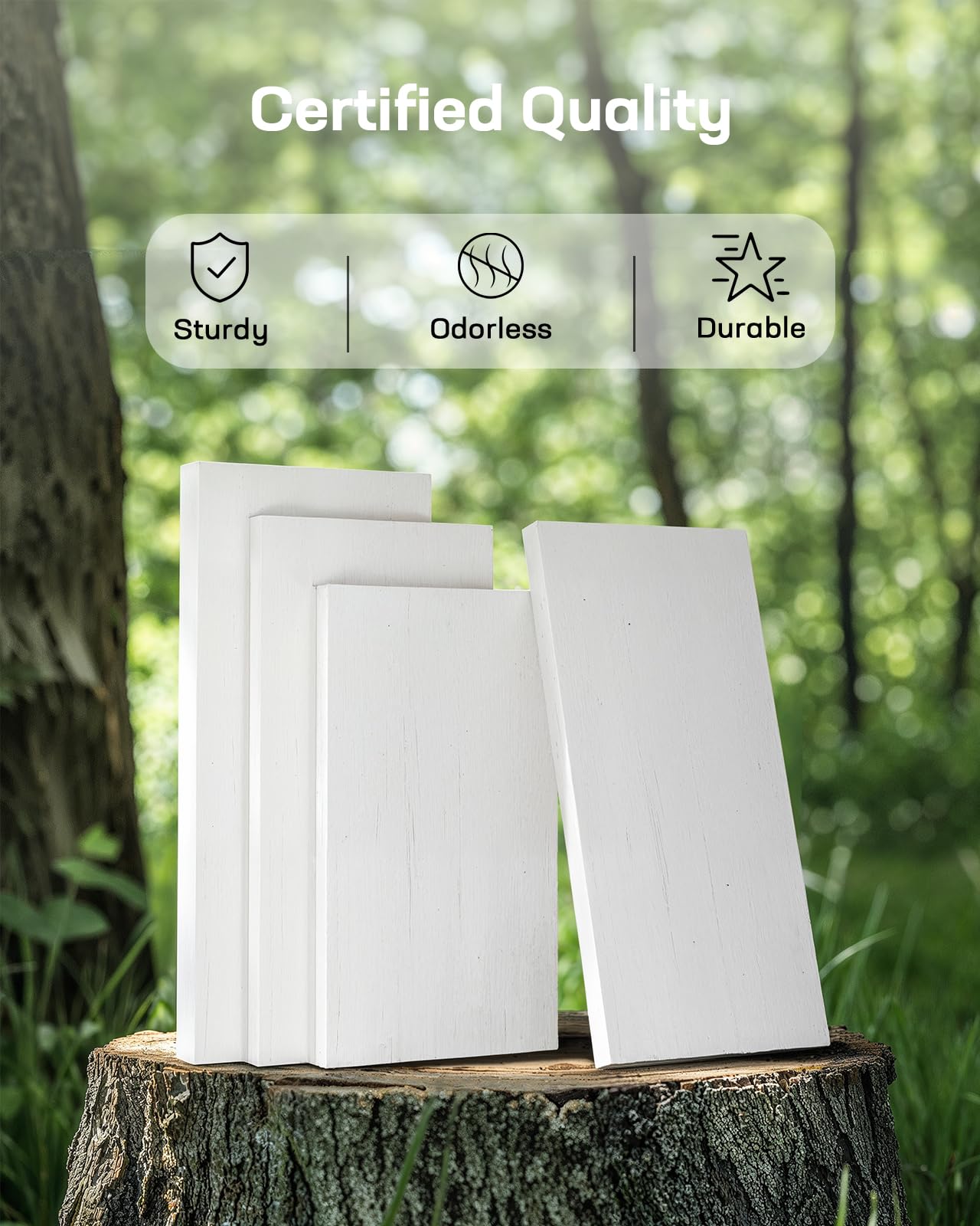 Marsail 5 Drawer Dresser for Bedroom, Modern Farmhouse Wood Wide Chest of Drawers, Storage Dressers Organizer with Anti-Slip Kit for Living Room, Bedroom & Hallway, Wood White