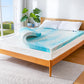 Marsail Mattress Topper Queen, 3-inch Gel Memory Foam, Bed Topper for Queen Size Bed, Soft for Sleeper Sofa, RV, Camper, CertiPUR-US Certified