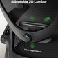 Marsail Ergonomic Office Chair: Office Computer Desk Chair with High Back Mesh and Adjustable Lumbar Support Rolling Work Swivel Task Chairs with Wheel 3D Armrests and Headrest